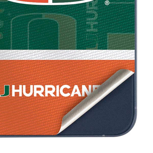 University of Miami U Hurricanes Galaxy A55 5G Skin